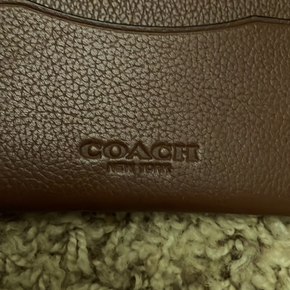 Men’s Brown Leather Authentic Coach Muli-Card Capacity Wallet - Picture 3 of 3